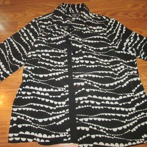 5/$30 George 3X top w/attached tank top button up